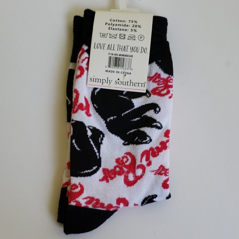 Simply Southern Mimi Bear Socks